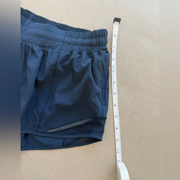 Lululemon — Hotty Hot Women's Navy Athletic Shorts — Size 12 — NWT - Picture 9 of 12